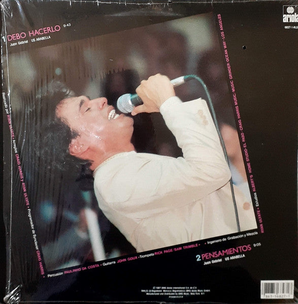 Juan Gabriel : Debo Hacerlo (12", Single)