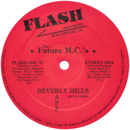 The Future M.C.'s* : Beverly Hills Rapp (Movie Theme) (12")