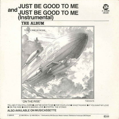 The S.O.S. Band : Just Be Good To Me (12", Maxi)