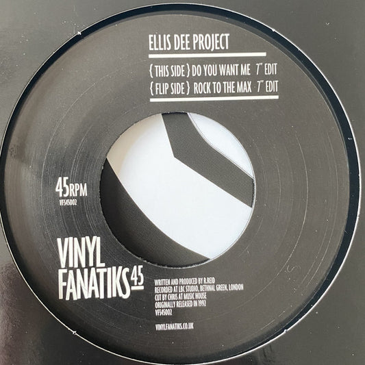 Ellis Dee : The Ellis Dee Project ‎ (7", RE)