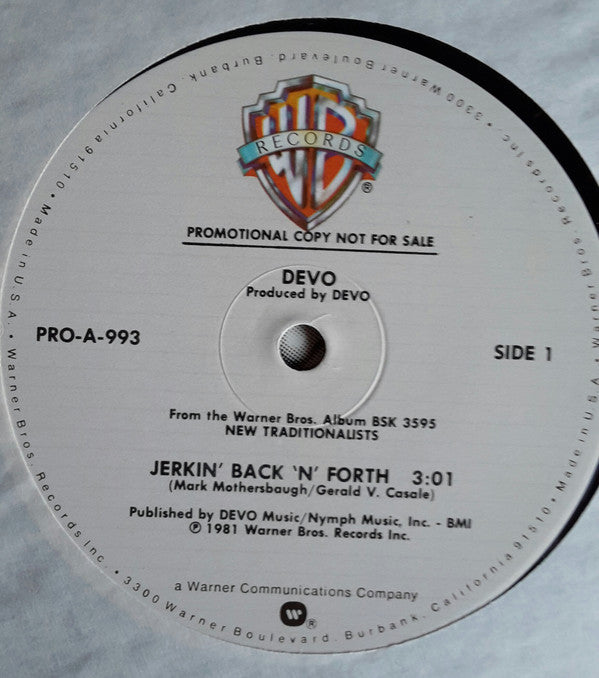 Devo : New Traditionalists (12", Promo)