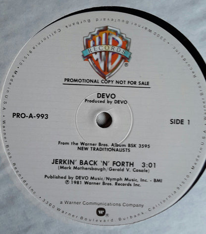 Devo : New Traditionalists (12", Promo)