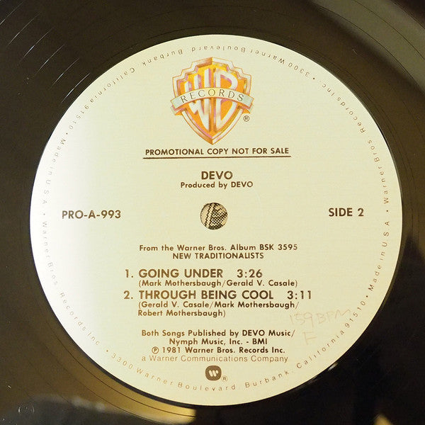 Devo : New Traditionalists (12", Promo)