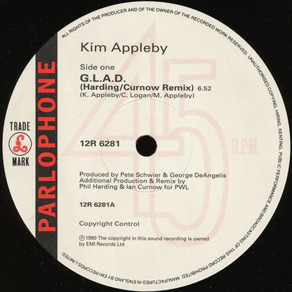 Kim Appleby : G.L.A.D. (12", Single)