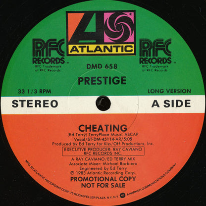 Prestige (3) : Cheating (12", Promo)