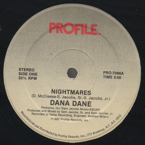 Dana Dane : Nightmares (12")