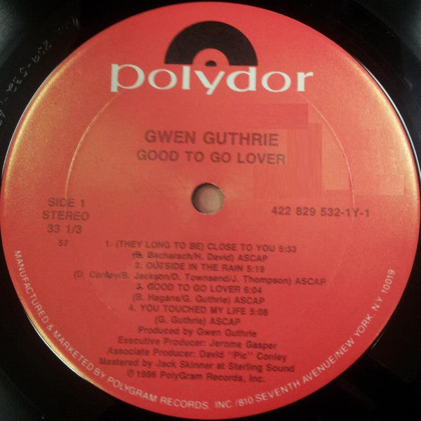Gwen Guthrie : Good To Go Lover (LP, Album, 57)