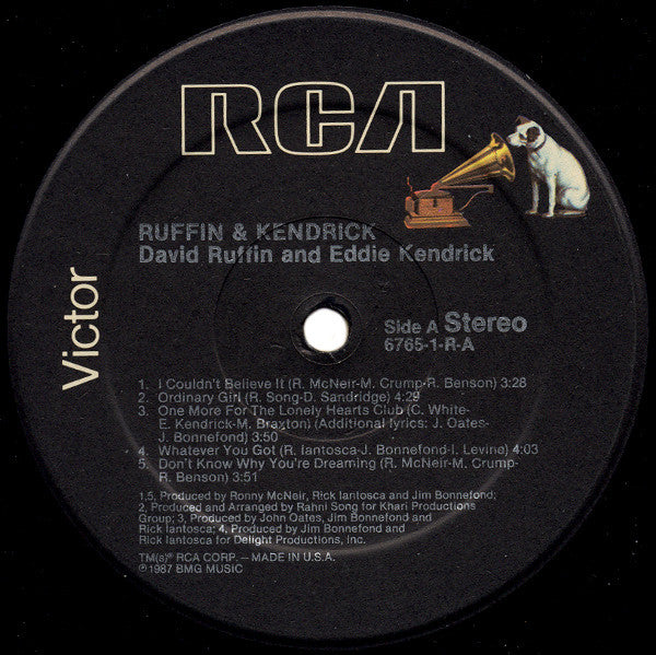 Ruffin* & Kendrick* : Ruffin & Kendrick (LP, Album)