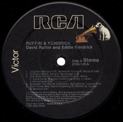Ruffin* & Kendrick* : Ruffin & Kendrick (LP, Album)