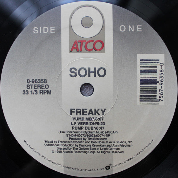 Soho (2) : Freaky (12", Maxi)