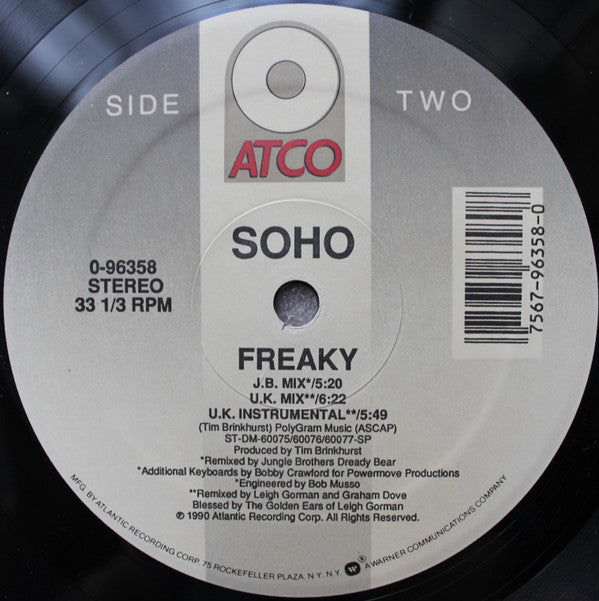 Soho (2) : Freaky (12", Maxi)