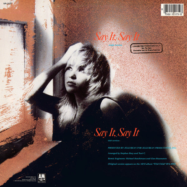 E. G. Daily* : Say It, Say It (Extended Version) (12", Single, Promo)