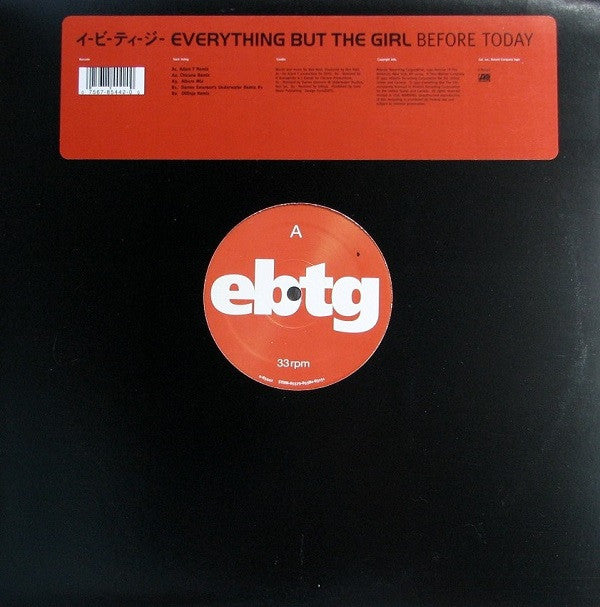 Everything But The Girl : Before Today (12")