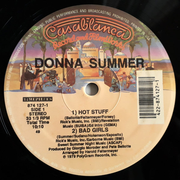 Donna Summer : Hot Stuff / Bad Girls / I Feel Love (12", P/Mixed, RE)