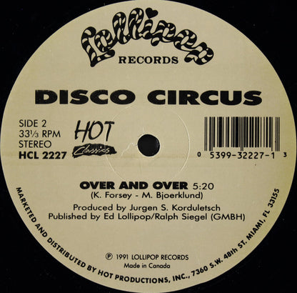 Gaz / Disco Circus : Sing Sing / Over And Over (12")