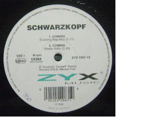 Schwarzkopf : Coming (12")