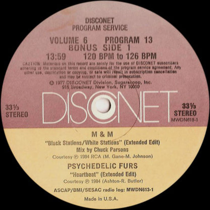 Various : Volume 6 Program 13 (2x12", P/Mixed)