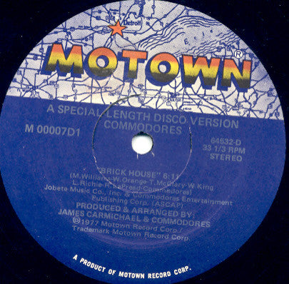 Commodores : Brick House (12")