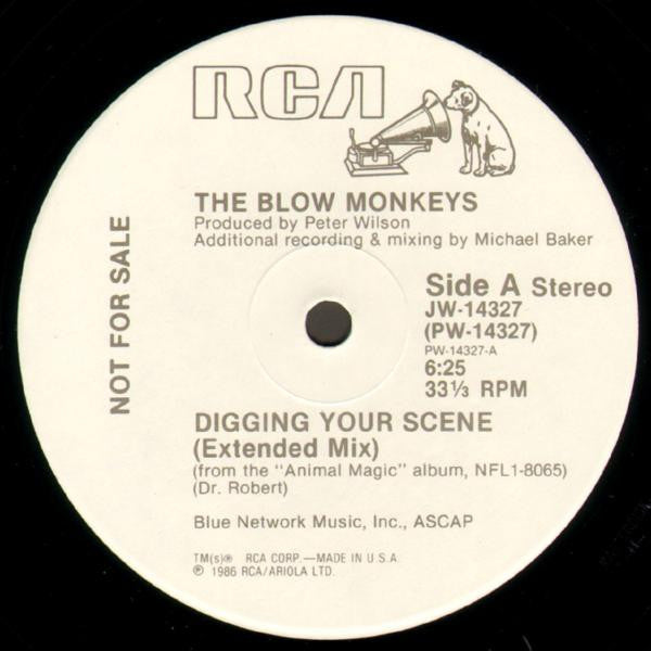 The Blow Monkeys : Digging Your Scene (12", Promo)