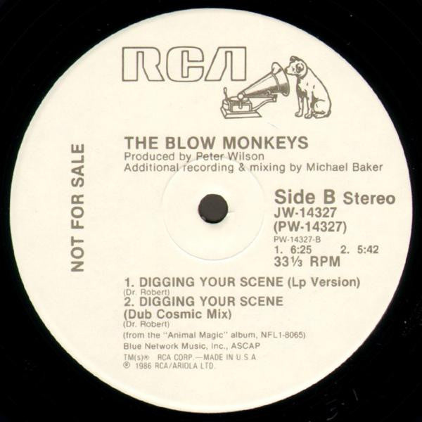 The Blow Monkeys : Digging Your Scene (12", Promo)