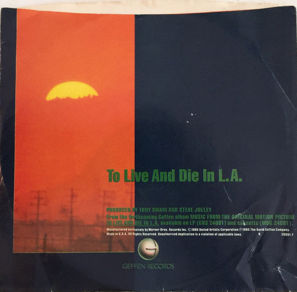 Wang Chung : To Live And Die In L.A. (7", Single)