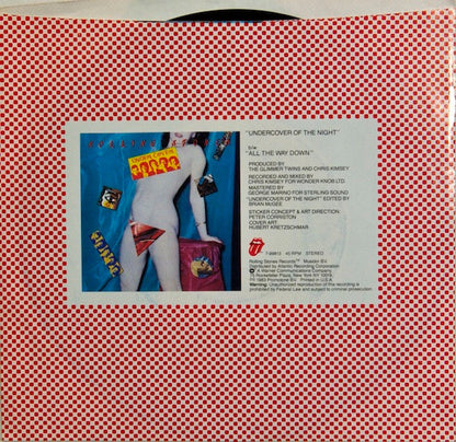 Rolling Stones* : Undercover Of The Night (7", Single, Spe)