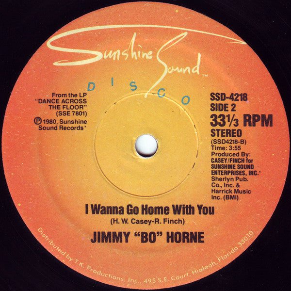 Jimmy "Bo" Horne : Is It In / I Wanna Go Home With You (12")