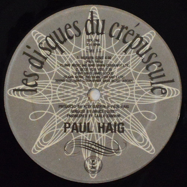 Paul Haig : Paul Haig (LP, MiniAlbum)