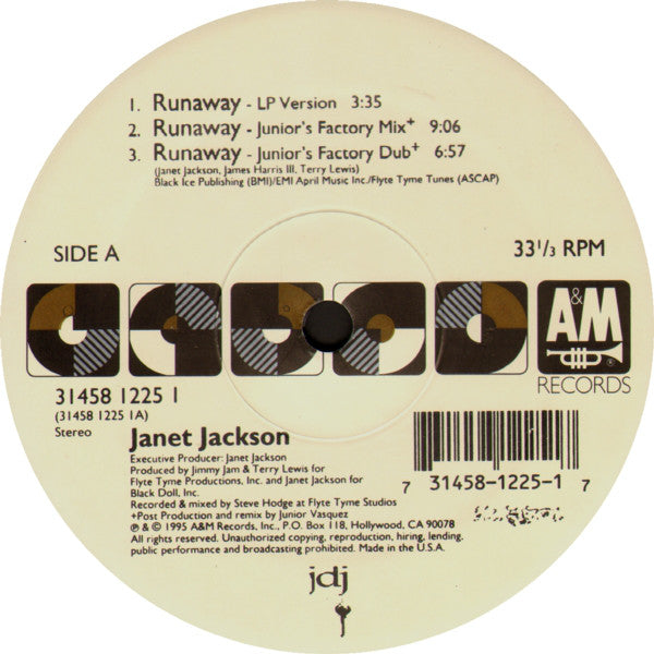 Janet Jackson : Runaway (12")