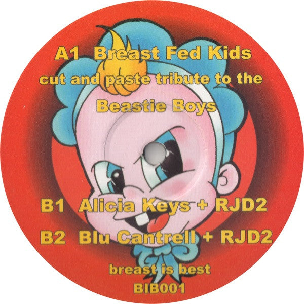 Breast Fed Kids : Cut And Past Tribute To The Beastie Boys / Alicia Keys + RJD2 / Blu Cantrell + RJD2 (12", P/Mixed, Unofficial)