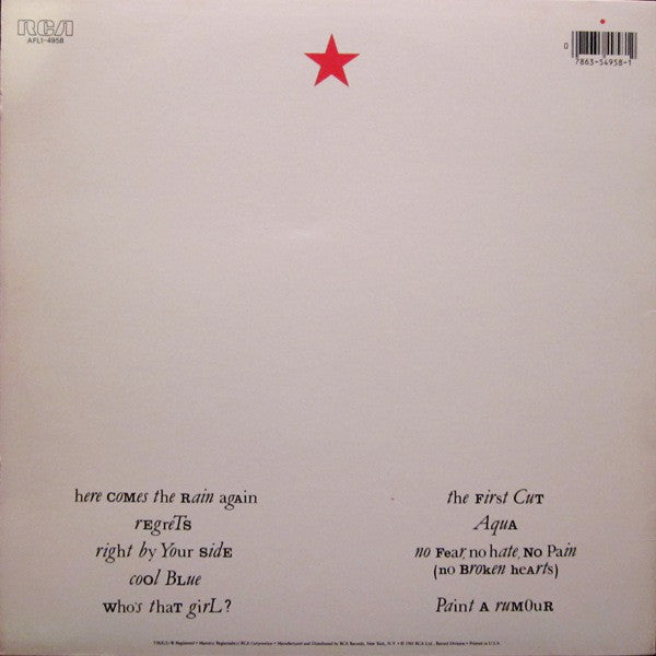 Eurythmics : Touch (LP, Album)