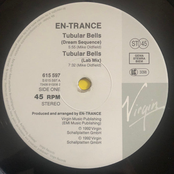 En-Trance : Tubular Bells (12")