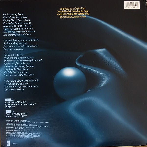 Blue Pearl : Naked In The Rain (12", Single, Blu)