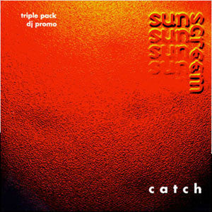 Sunscreem : Catch (3x12", Promo, Red)