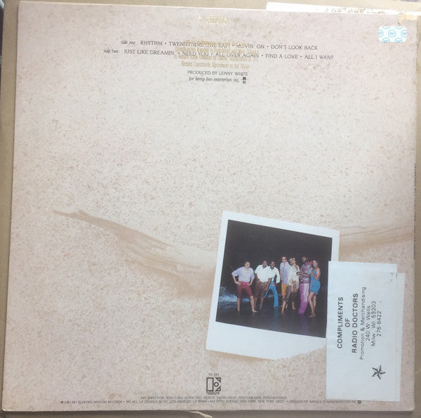 Twennynine With Lenny White : Just Like Dreamin' (LP, Album, Promo)