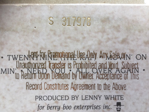 Twennynine With Lenny White : Just Like Dreamin' (LP, Album, Promo)