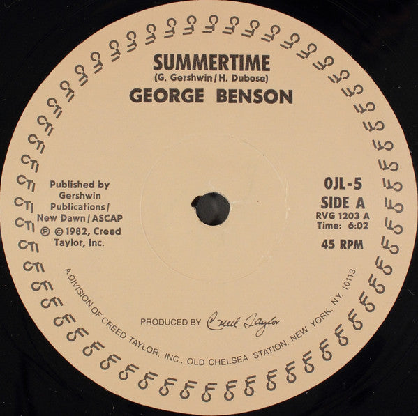 George Benson : Summertime (12", Promo)