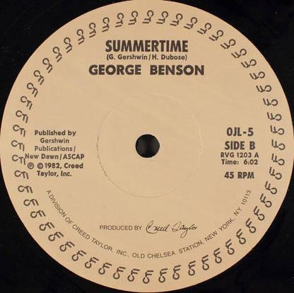 George Benson : Summertime (12", Promo)