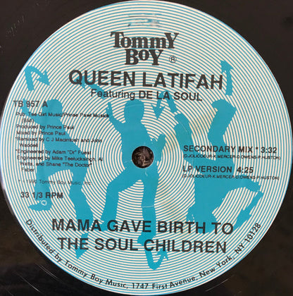 Queen Latifah Featuring De La Soul : Mama Gave Birth To The Soul Children (12", Single)