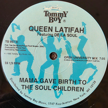 Queen Latifah Featuring De La Soul : Mama Gave Birth To The Soul Children (12", Single)