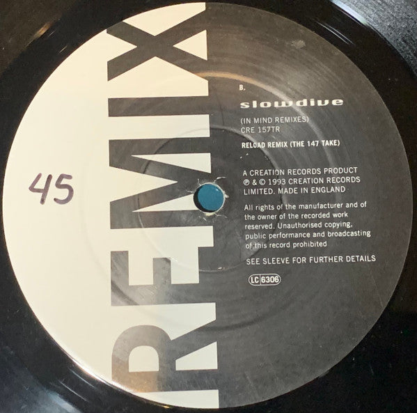 Slowdive : 5 EP (In Mind Remixes) (12", EP)