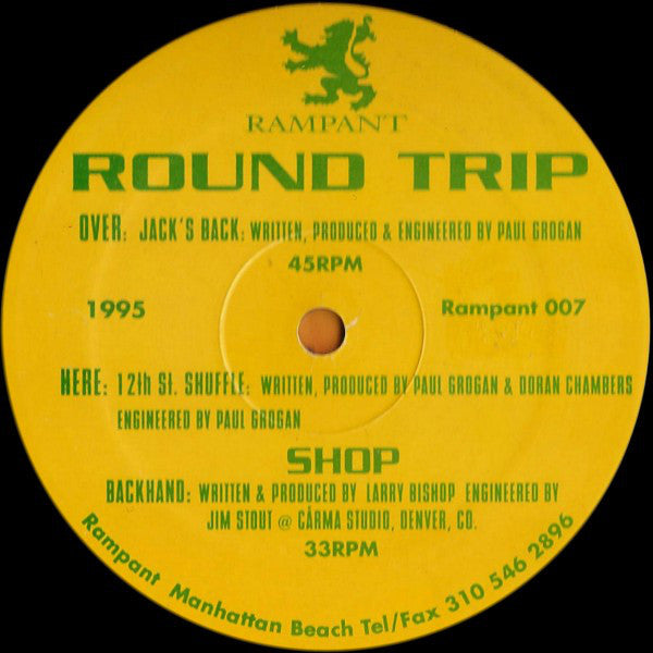 Round Trip / Shop (2) : Jack's Back (12")