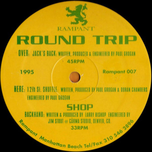 Round Trip / Shop (2) : Jack's Back (12")