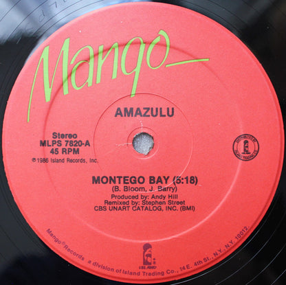 Amazulu : Montego Bay (12")