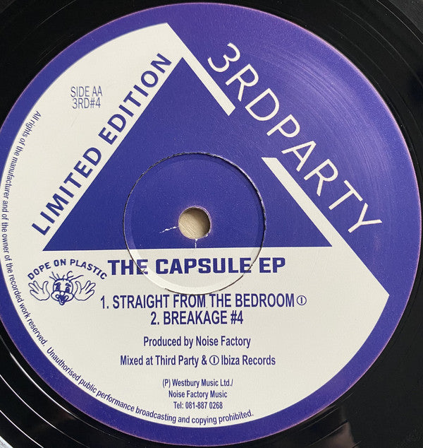 Noise Factory : The Capsule EP (12", Ltd, RE)