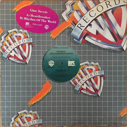 Gino Soccio : Heartbreaker / Rhythm Of The World  (12", Promo)