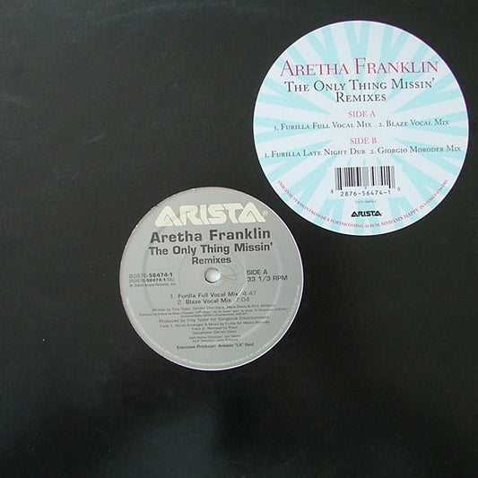 Aretha Franklin : The Only Thing Missin' (Remixes) (12")