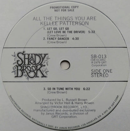 Kellee Patterson : All The Things You Are (LP, Album, Promo)