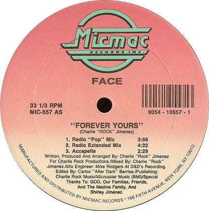 Face (5) : Forever Yours (12")