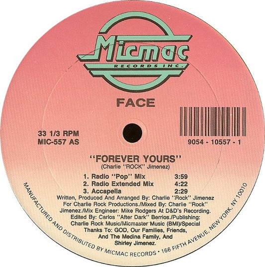 Face (5) : Forever Yours (12")